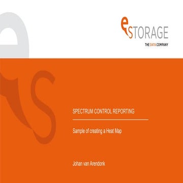 IBM Spectrum Control creating a heat map with Cognos | PDF