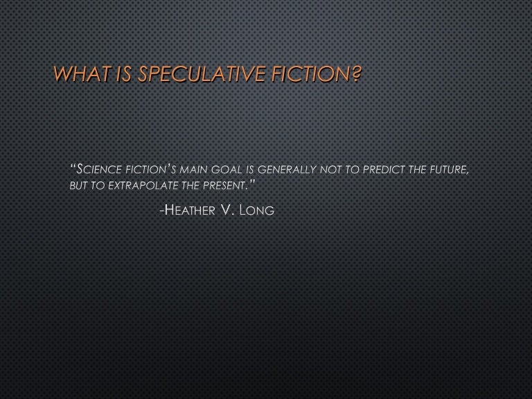 Speculative fiction 2015