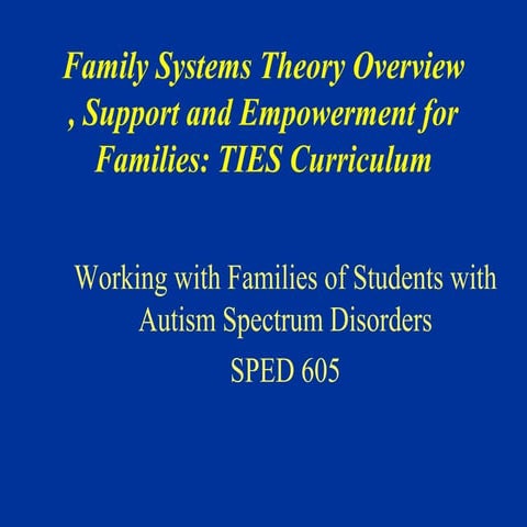 Sped 605-family-systems-partnerships