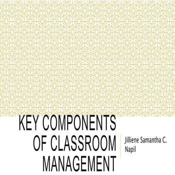 SPED Classroom Management