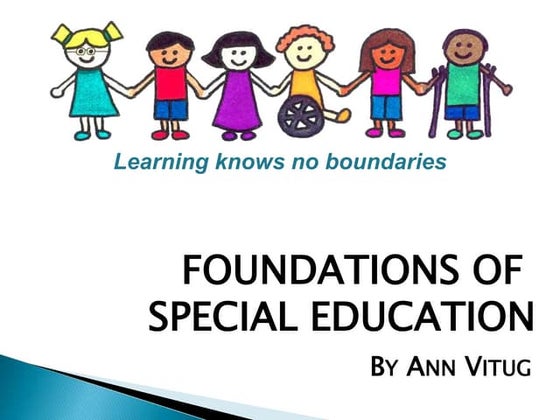 Foundation of Special and Inclusive Education.pptx | Special Education ...