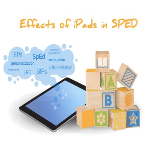 Effects of iPads in SPED