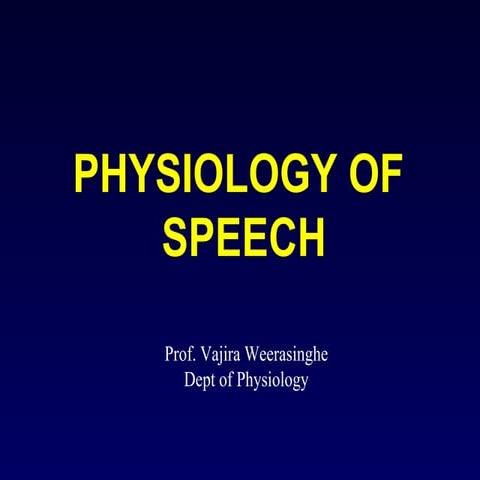 Speech