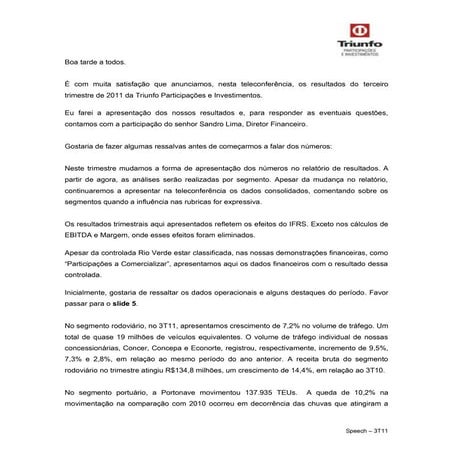 Speech   apresentação 3 t11