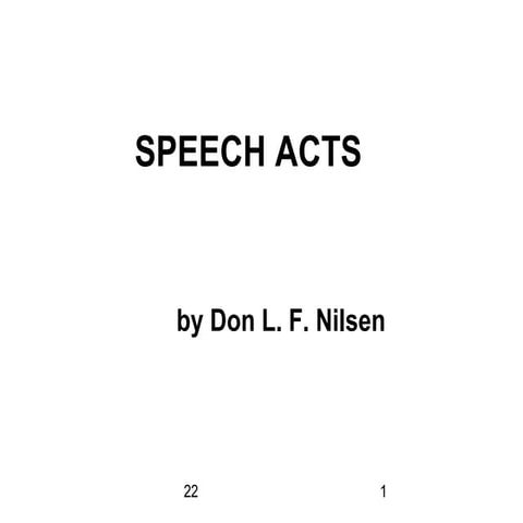 Speechacts
