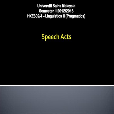 Speech acts1