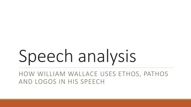 Braveheart freedom speech analysis image