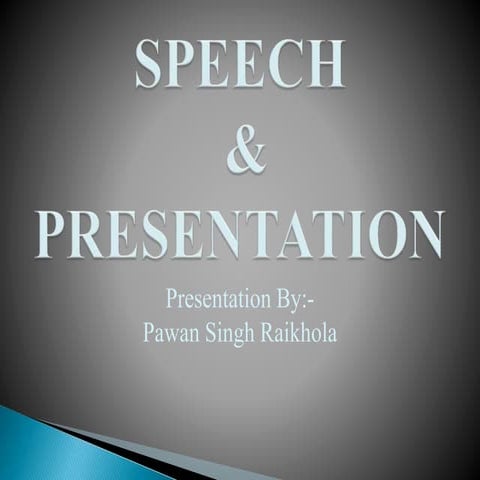 Speech and Presentation | PPTX | Web Conferencing | Computer Software ...