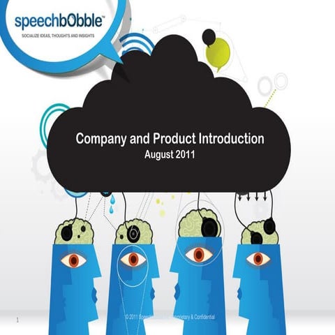 Speechbobble Social Networking for Business Corporate Overview