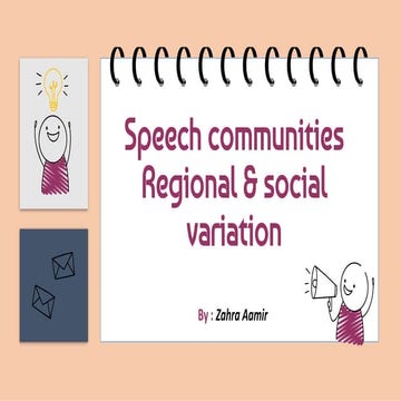 Speech_communities_,social_&rejional_variation