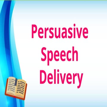 English 8 Performance Task: Speech Delivery.pptx