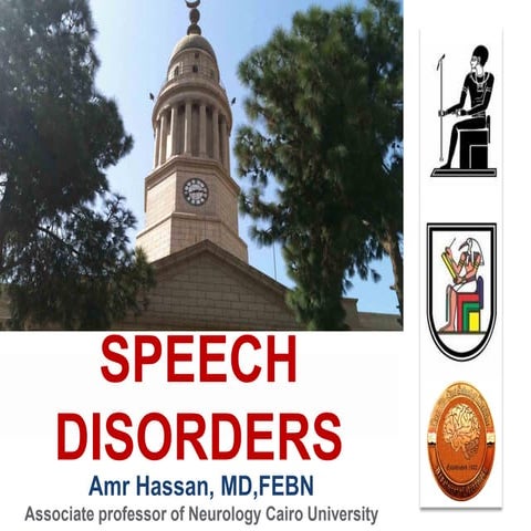 Speech disorders