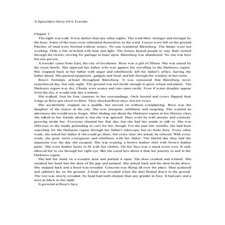 Speechless traveller