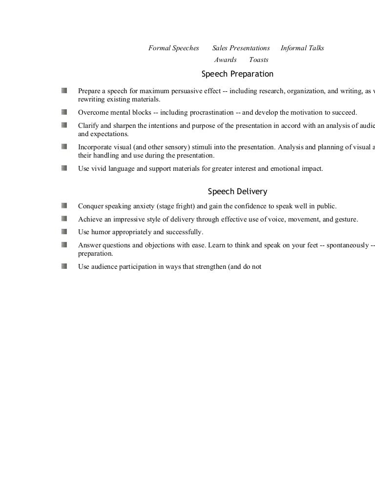 7 steps in speech preparation picture
