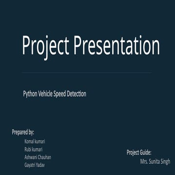 Speed-Detection-Python-Project komal.pptx