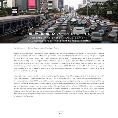SPEEDA INSIGHTS_Jakarta MRT and LRT Development A Ground Breaking Start to Ea...