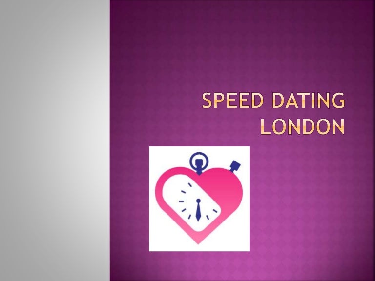 Speed dating london