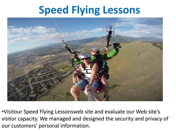 Speed Flying | PPTX
