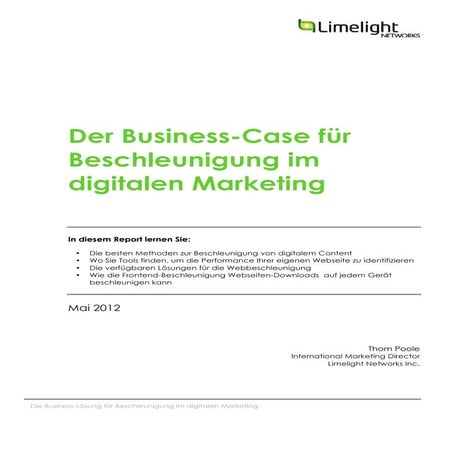 Der Business-Case für Beschleunigung im digitalen Marketing