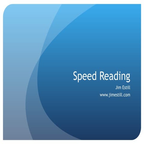 Speed Reading