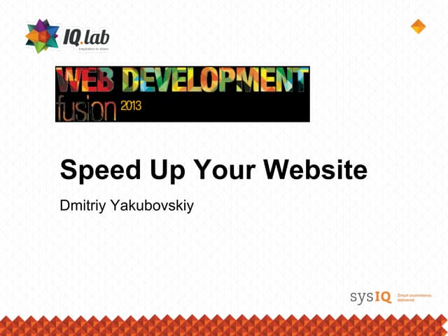 Speed Up Your Website