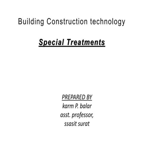 BCT - Module 5 special treatment part 3 | PPTX