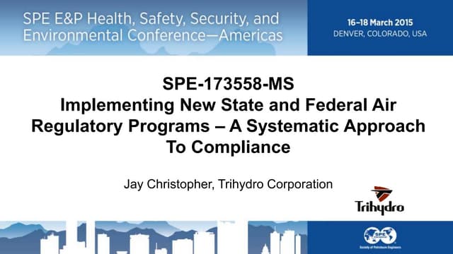 Eric Cavazza and Brian Bradley, PA DEP, "An Analysis of PAs Accelerated  Response Program- Pennsylvania's Alternative to the Federal Office of  Surface Mining's (OSM) Emergency Program"