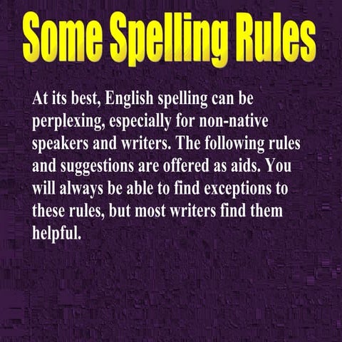 Spelling