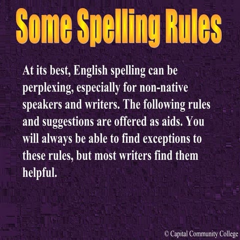 Spelling