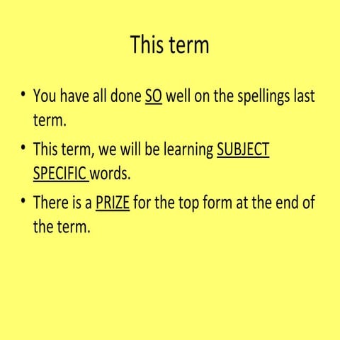 Spelling challenge 4 Mathematics | PPT