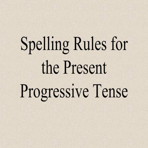 Spelling rules