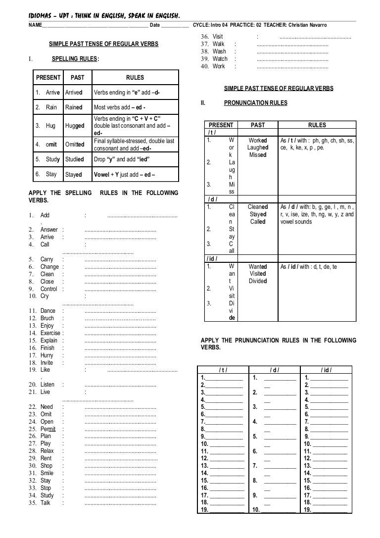Spelling rules and pronunciation ed august 2010