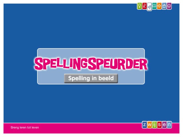 Taal in beeld - Spellingspeurder