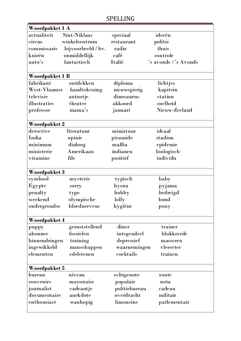 woordpakketten taal op maat spelling woordpakketten 6de leerjaar tijd voor taal woordpakketten taal op maat spelling woordpakketten 6de leerjaar tijd voor taal