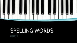 Spelling Bee 4th Grade | PDF
