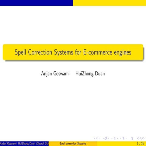 Spelling correction systems for e-commerce platforms