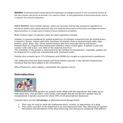 Spencer peter golden on Hard Gelatin Capsul