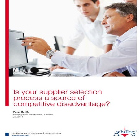 PQQ: Pre Qualification Questionnaire Stage | PDF