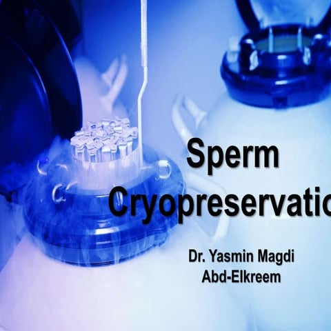 Sperm cryoperservation