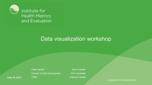 Data visualization workshop