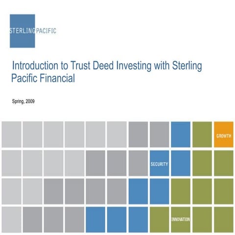 Sterling Pacific Financial - General Introduction