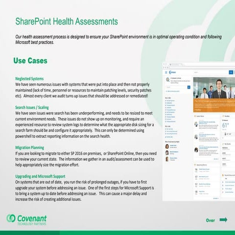 Covenant SharePoint Health Assessment | PDF