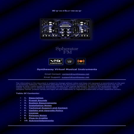 Spherator FM VST VST3 Audio Unit: 4 Operator Frequency Modulation Synthesizer...