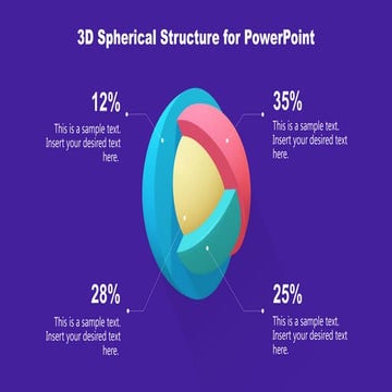 Advanced 3D Spherical Structure 4 Powerpoint