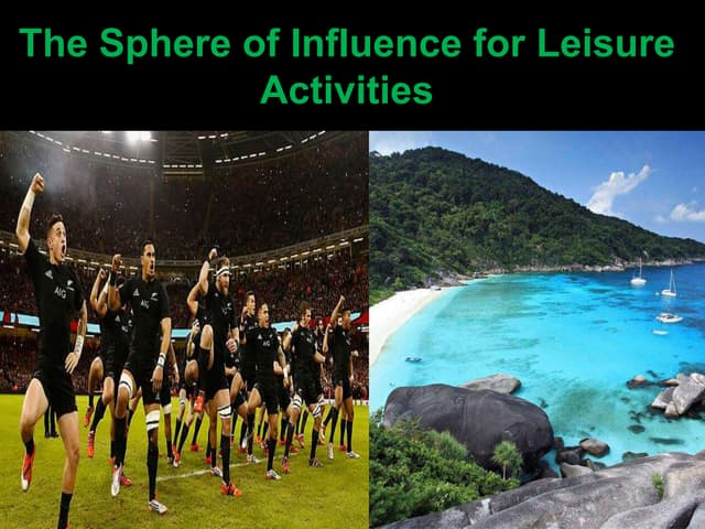 Original AdornGeo Sphere of Influence of Leisure presentation cover