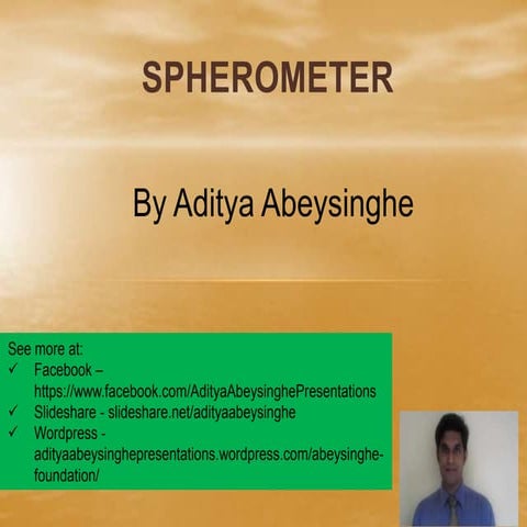 Spherometer