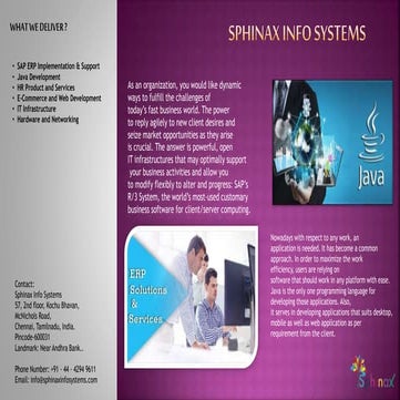 Sphinax Info Systems