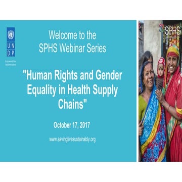 SPHS Webinar Series: Human Rights and Gender Equality in the Global Health Su...