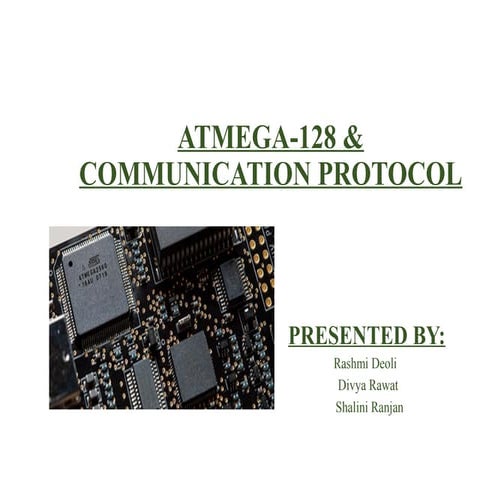 atmega 128 and communication protocol