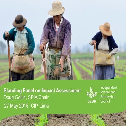 Standing Panel on Impact Assessment - Doug Gollin